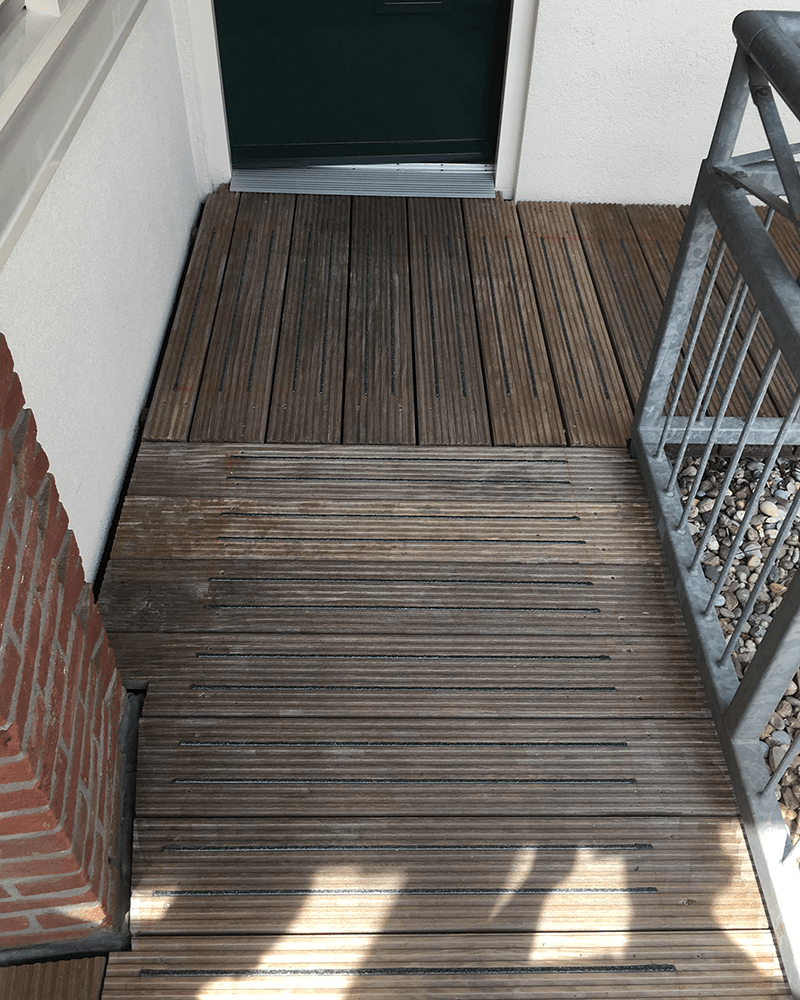 GripFactory PolyGrip Mini-Strips - Anti-Slip Solution on wood