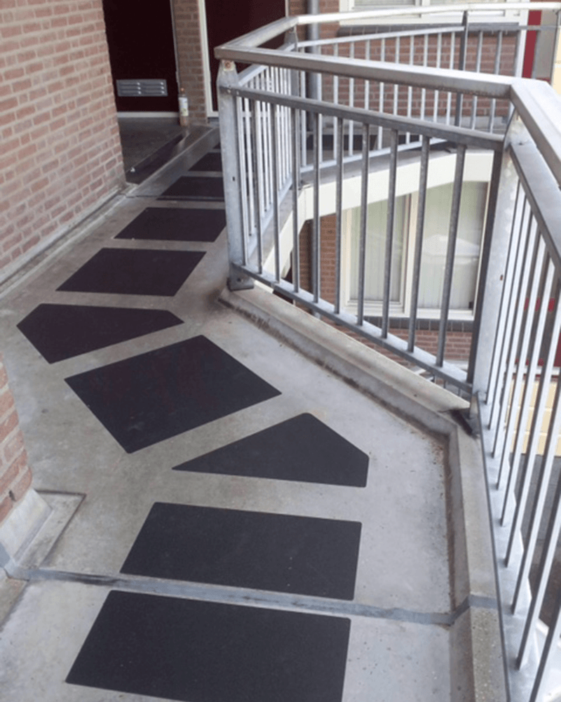 GripFactory PolyGrip Plates - Anti-Slip Solution on concrete