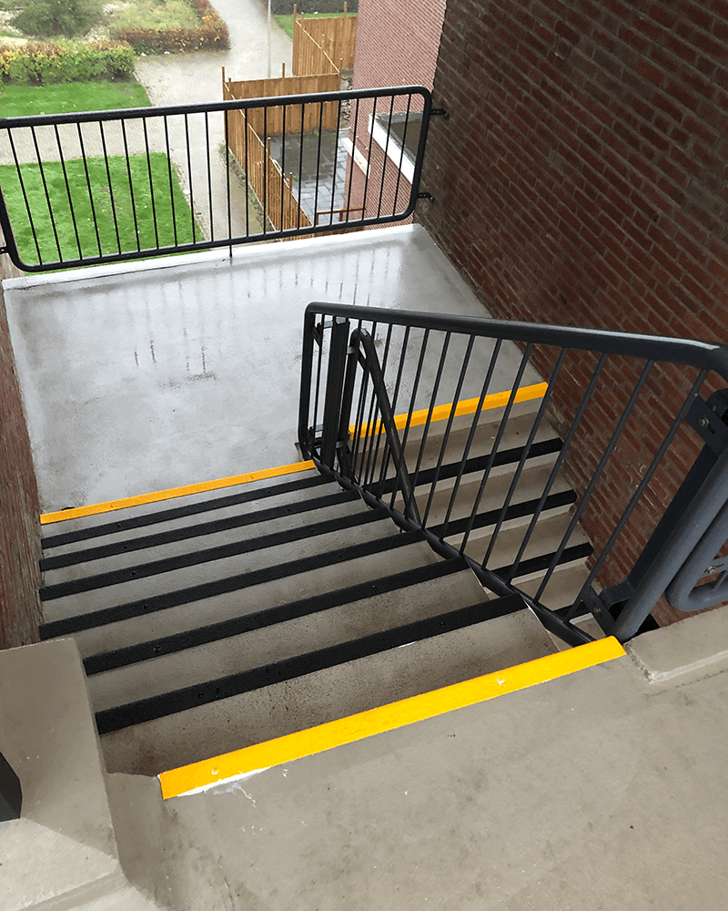 GripFactory PolyGrip Stair Nosing - Anti-Slip Solution on concrete