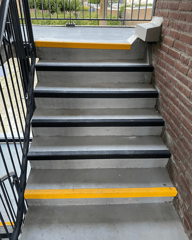 GripFactory PolyGrip Stair Nosing - Anti-Slip Solution on concrete