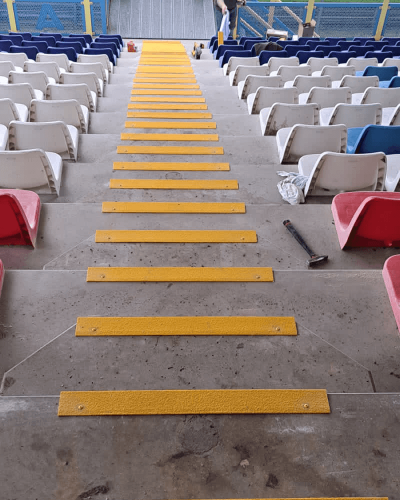 GripFactory PolyGrip Stair Nosing - Anti-Slip Solution on concrete