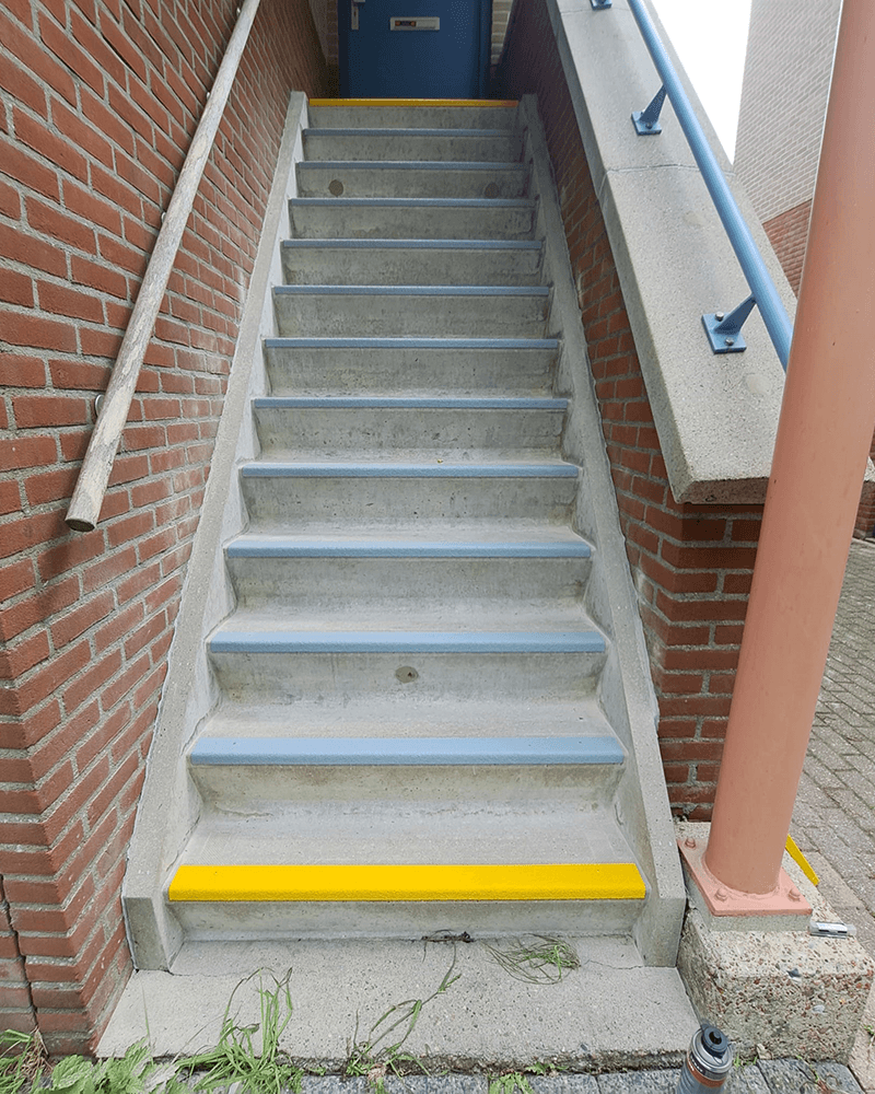 GripFactory PolyGrip Stair Nosing - Anti-Slip Solution on concrete