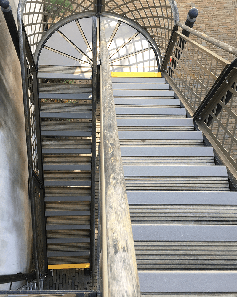 GripFactory PolyGrip Stair Nosing - Anti-Slip Solution on wood