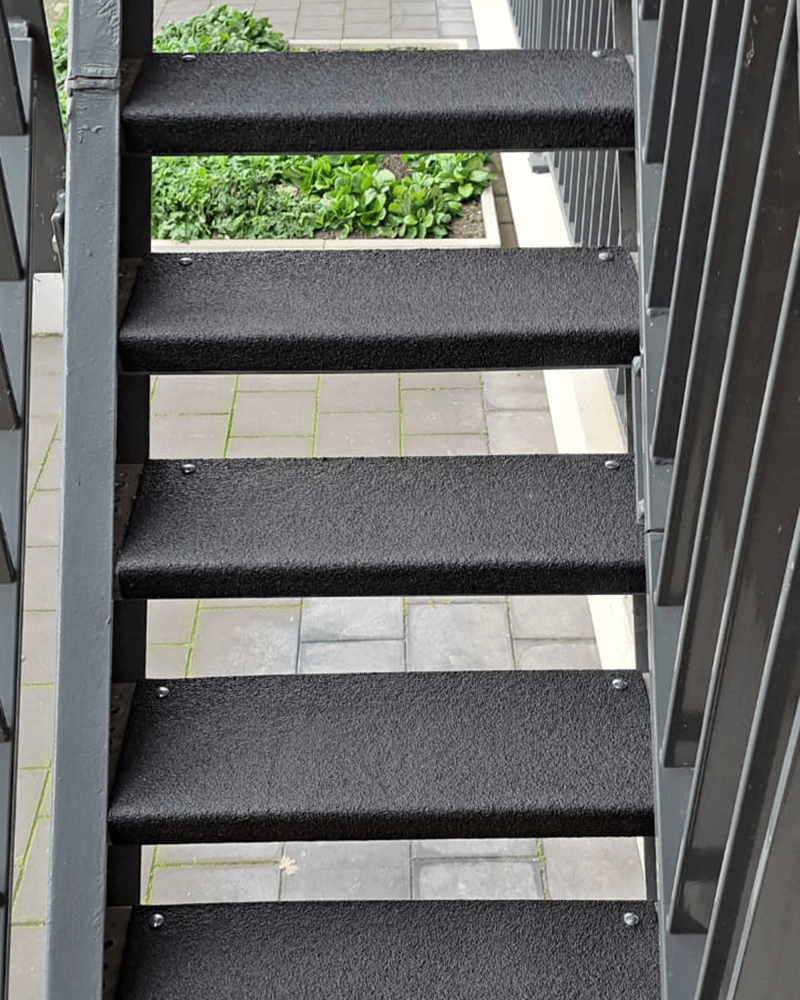 GripFactory PolyGrip Stair Treads - Anti-Slip Solution on steel grids