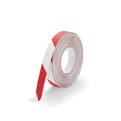 GripFactory Anti-Slip Standard Tape - Roll 25 mm red/white - 3000004-RW
