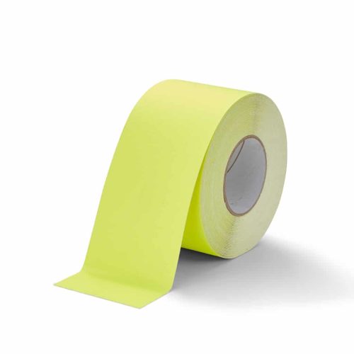 GripFactory Antislip Standaard Tape - rol 100 mm fluoriserend geel - 3000006-FY