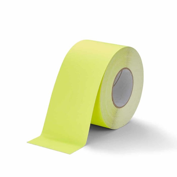 GripFactory Anti-Slip Standard Tape - roll 100 mm fluorescent yellow - 3000006-FY