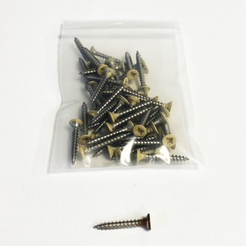 GripFactory stainless steel screws 3.5 x 25 mm beige (RAL 1001)