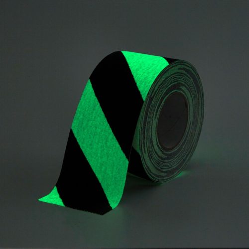 GripFactory Anti-Slip Tape Glow in the Dark - roll hazard 100 mm