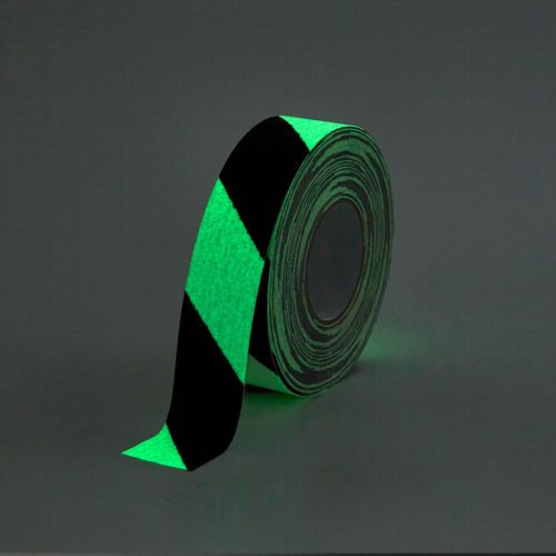 GripFactory Anti-Slip Tape Glow in the Dark - roll hazard 50 mm