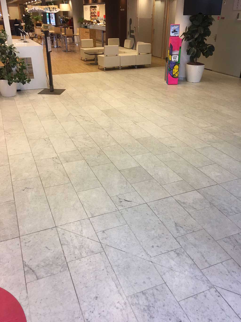 GripFactory MicroGrip Anti-Slip - marble tile shopping center