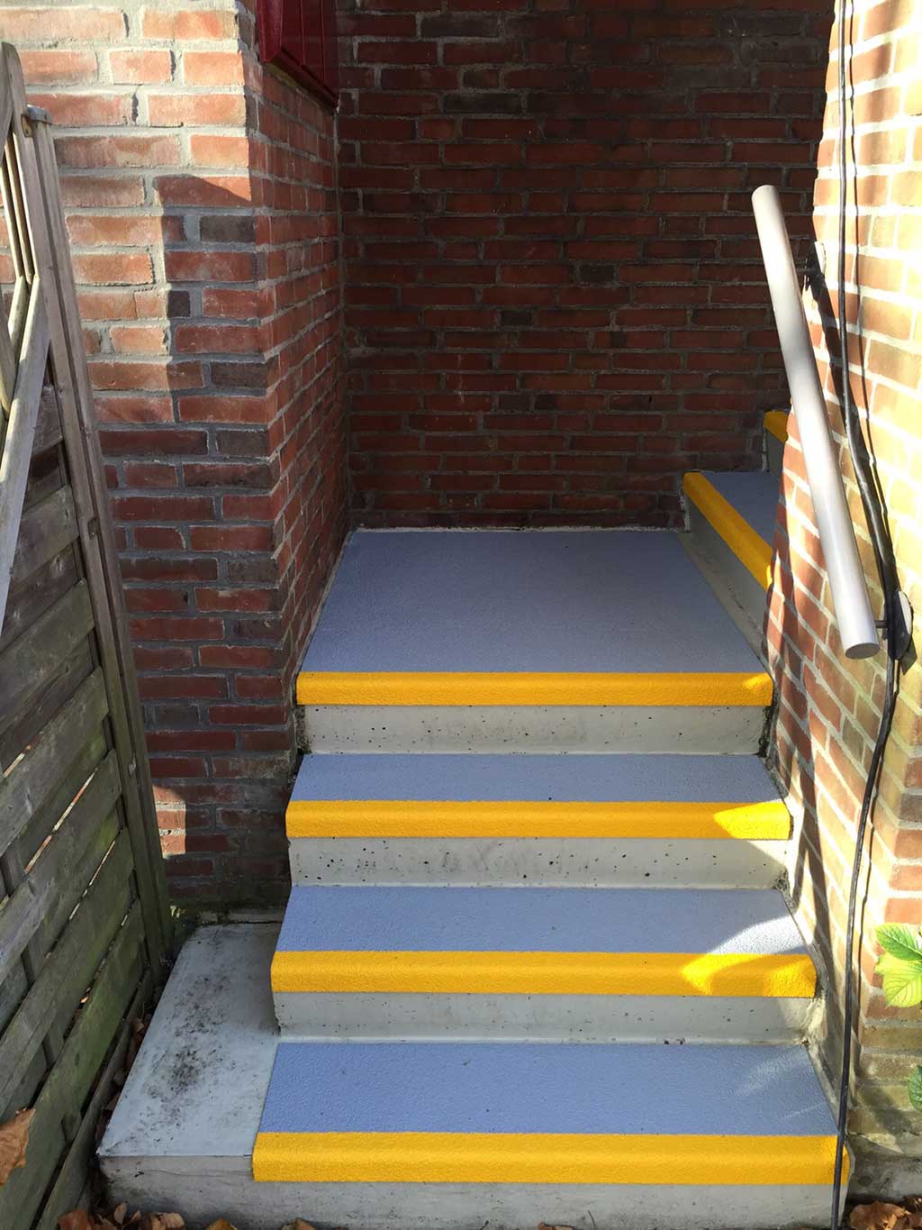 GripFactory PolyGrip Anti-Slip Stair Treads - concrete