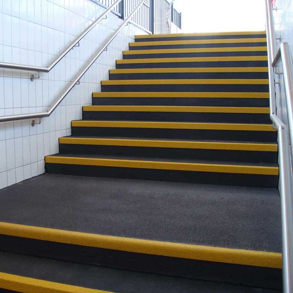 GripFactory PolyGrip Anti-Slip Stair Treads - tiles