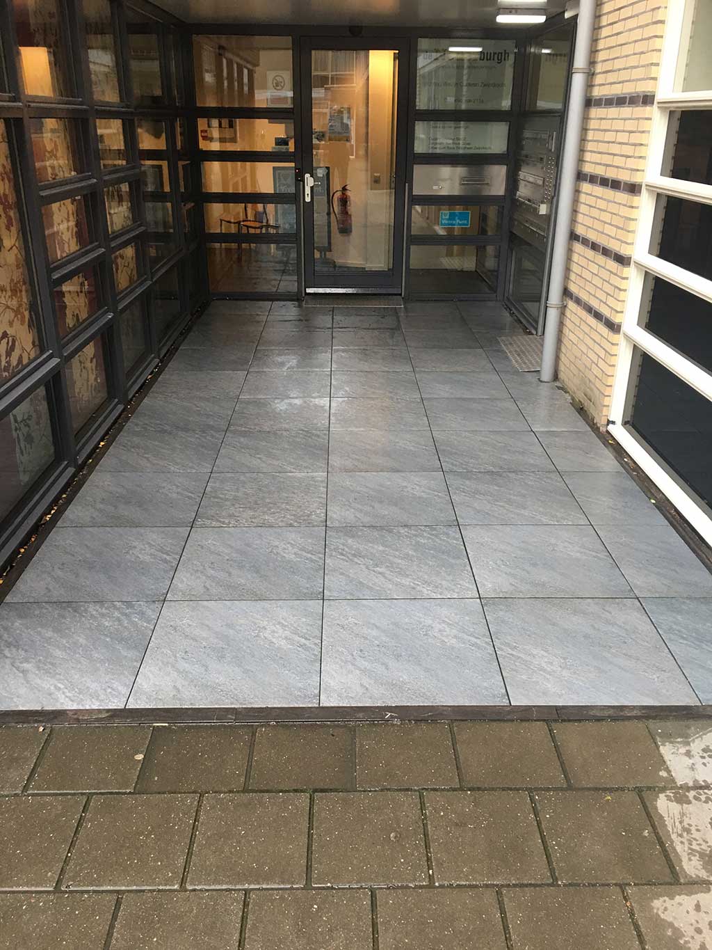 GripFactory TitaniumGrip Anti-Slip - tile floor entrance
